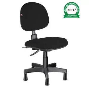 Cadeira Executiva Ergonômica NR17 Fixa – Estabilidade e Conforto Corporativo