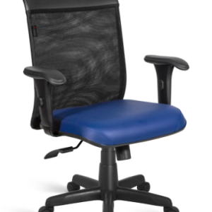 Cadeira New Onix Diretor com braço regulável base giratória relax