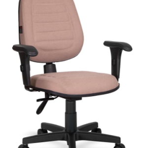 Cadeira Picolé gomada, com braços reguláveis, base back system