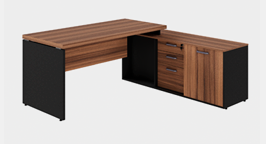 Mesa Dinâmica com Armário Lateral Porta de Correr – Linha Start